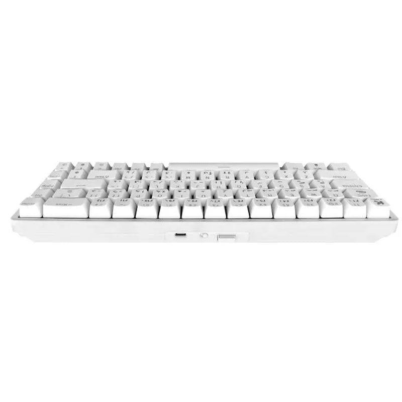 KGaming Whitecore Tri-Mode Mechanical Gaming Keyboard - Red Switch
