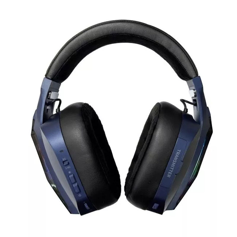 KGaming K30 Tri-Mode Connectivity Wireless Gaming Headset - Black & Blue