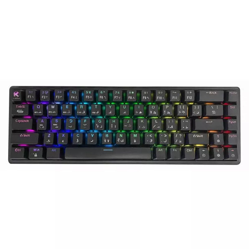 KGaming Blackshadow Tri-Mode Mechanical Gaming Keyboard - Red Switch