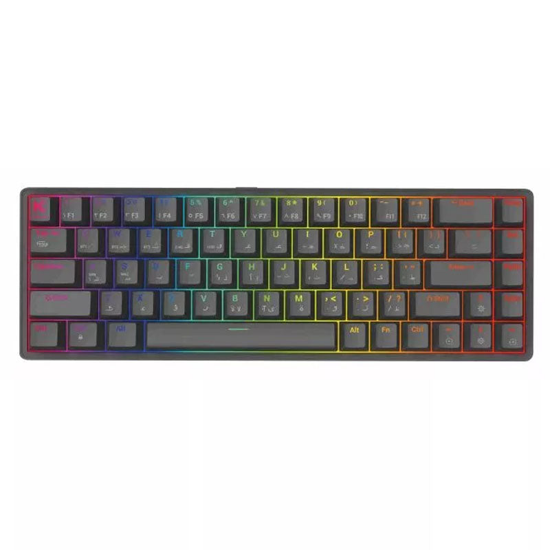 KGaming Blackshadow Tri-Mode Mechanical Gaming Keyboard - Blue Switch