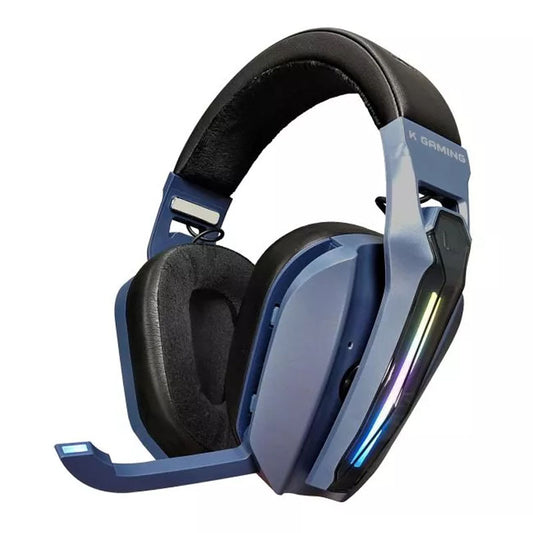 KGaming K30 Tri-Mode Connectivity Wireless Gaming Headset - Black & Blue