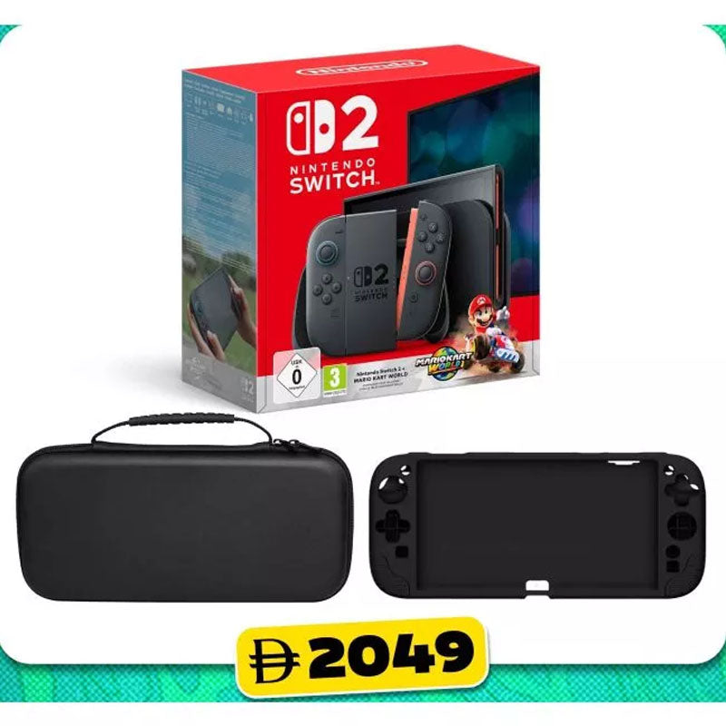 Nintendo Switch 2 Console (Gulf Version) + Mario Kart World & FREE Choice of Accessory